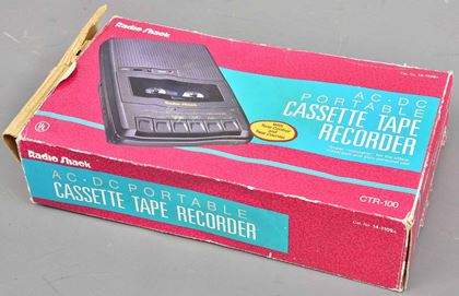 Radio Shack-CTR-100 cassette recorder a/s